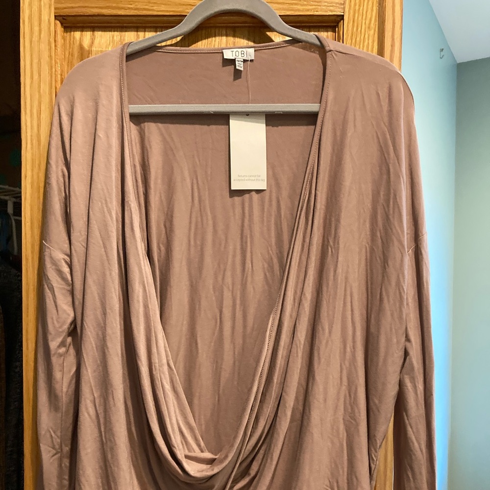 NWT Tobi long sleeve mauve top